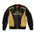 Custom Football 2025 Mexico Bomber Jacket Special Gold Edition