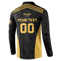 Custom Football 2025 Mexico Button Sweatshirt Special Gold Edition