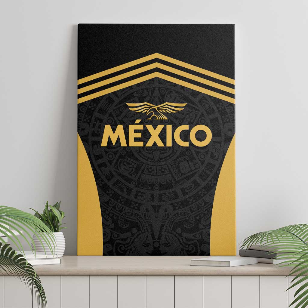 Football 2025 Mexico Canvas Wall Art Special Gold Edition