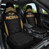 Football 2025 Mexico Car Seat Cover Special Gold Edition