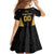 Custom Football 2025 Mexico Family Matching Mermaid Dress and Hawaiian Shirt Special Gold Edition