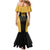 Custom Football 2025 Mexico Family Matching Mermaid Dress and Hawaiian Shirt Special Gold Edition