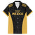 Custom Football 2025 Mexico Family Matching Puletasi and Hawaiian Shirt Special Gold Edition