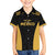 Custom Football 2025 Mexico Family Matching Puletasi and Hawaiian Shirt Special Gold Edition