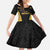 Custom Football 2025 Mexico Family Matching Short Sleeve Bodycon Dress and Hawaiian Shirt Special Gold Edition