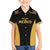 Custom Football 2025 Mexico Family Matching Short Sleeve Bodycon Dress and Hawaiian Shirt Special Gold Edition