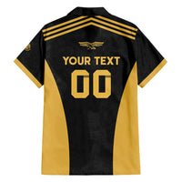 Custom Football 2025 Mexico Family Matching Tank Maxi Dress and Hawaiian Shirt Special Gold Edition