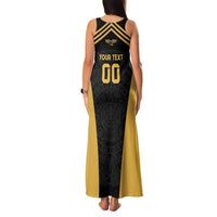 Custom Football 2025 Mexico Family Matching Tank Maxi Dress and Hawaiian Shirt Special Gold Edition