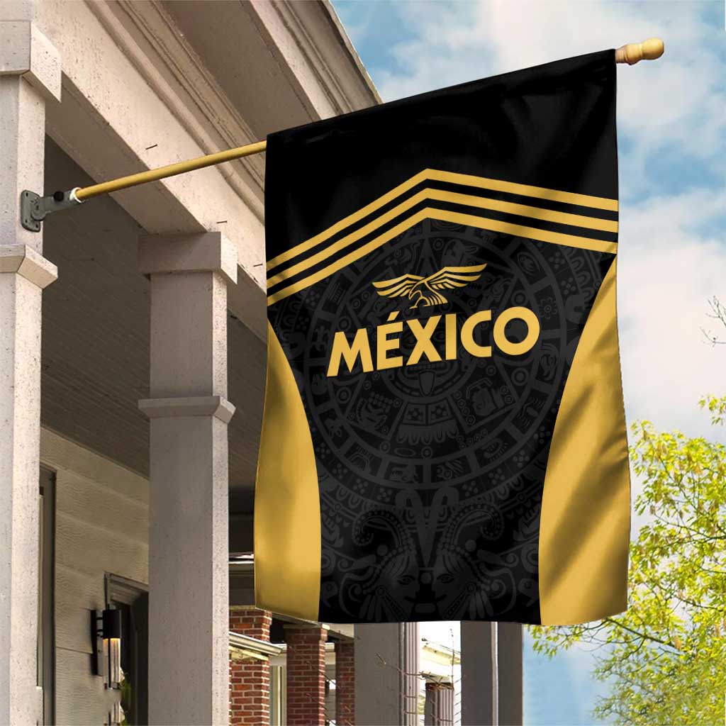 Football 2025 Mexico Garden Flag Special Gold Edition