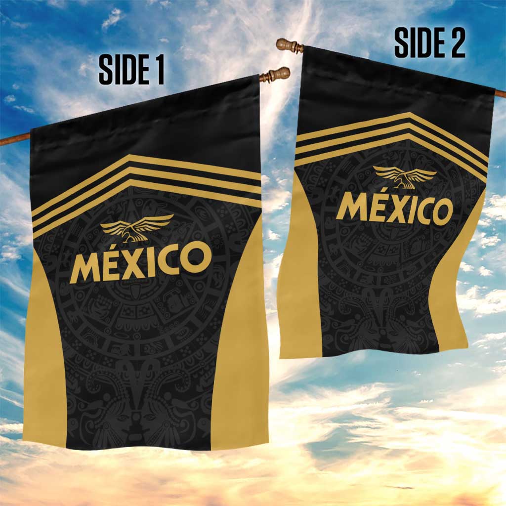 Football 2025 Mexico Garden Flag Special Gold Edition