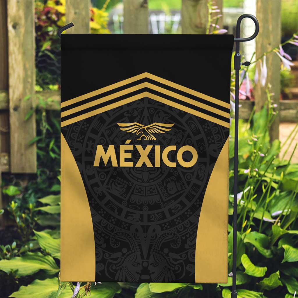 Football 2025 Mexico Garden Flag Special Gold Edition