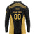 Custom Football 2025 Mexico Long Sleeve Polo Shirt Special Gold Edition