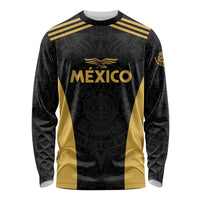 Custom Football 2025 Mexico Long Sleeve Shirt Special Gold Edition