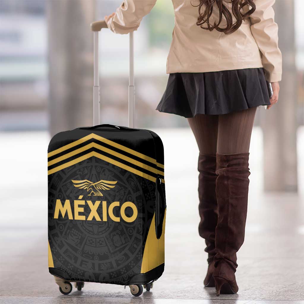Football 2025 Mexico Luggage Cover Special Gold Edition