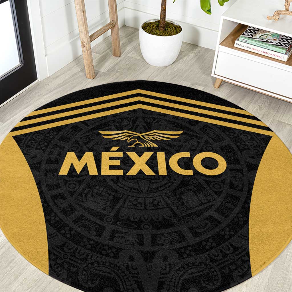 Football 2025 Mexico Round Carpet Special Gold Edition