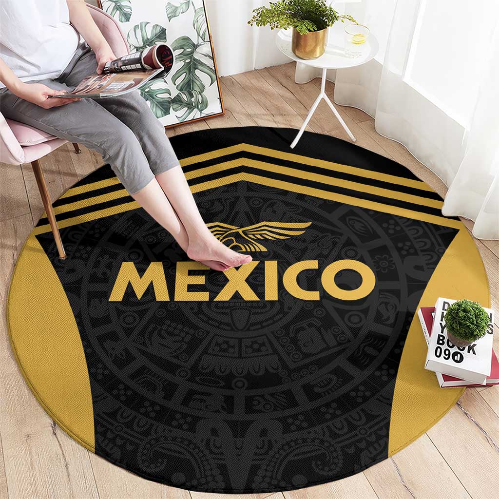 Football 2025 Mexico Round Carpet Special Gold Edition