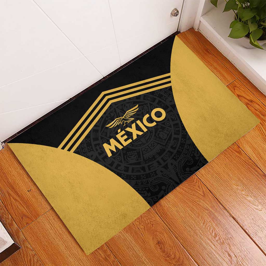 Football 2025 Mexico Rubber Doormat Special Gold Edition