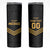 Custom Football 2025 Mexico Skinny Tumbler Special Gold Edition