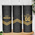 Custom Football 2025 Mexico Skinny Tumbler Special Gold Edition