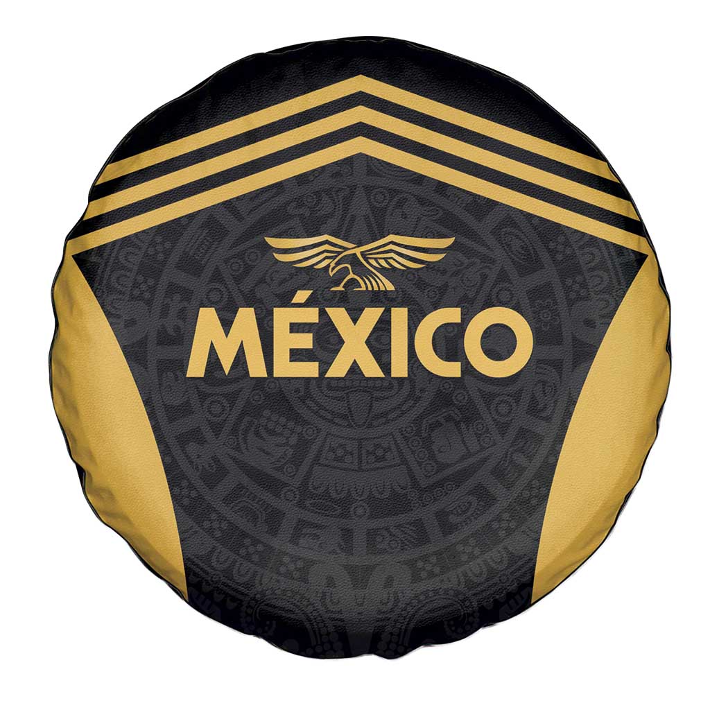 Football 2025 Mexico Spare Tire Cover Special Gold Edition
