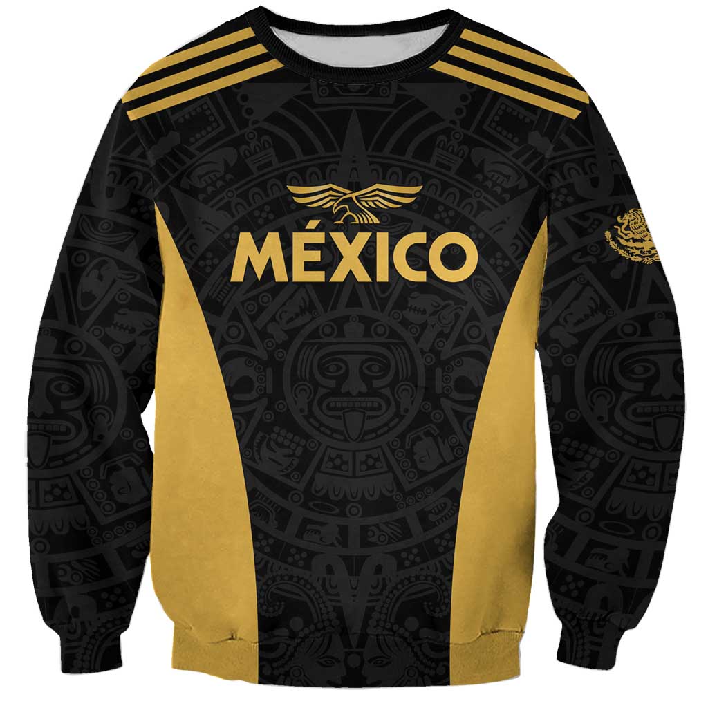 Custom Football 2025 Mexico Sweatshirt Special Gold Edition