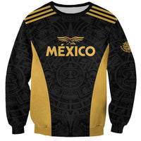 Custom Football 2025 Mexico Sweatshirt Special Gold Edition