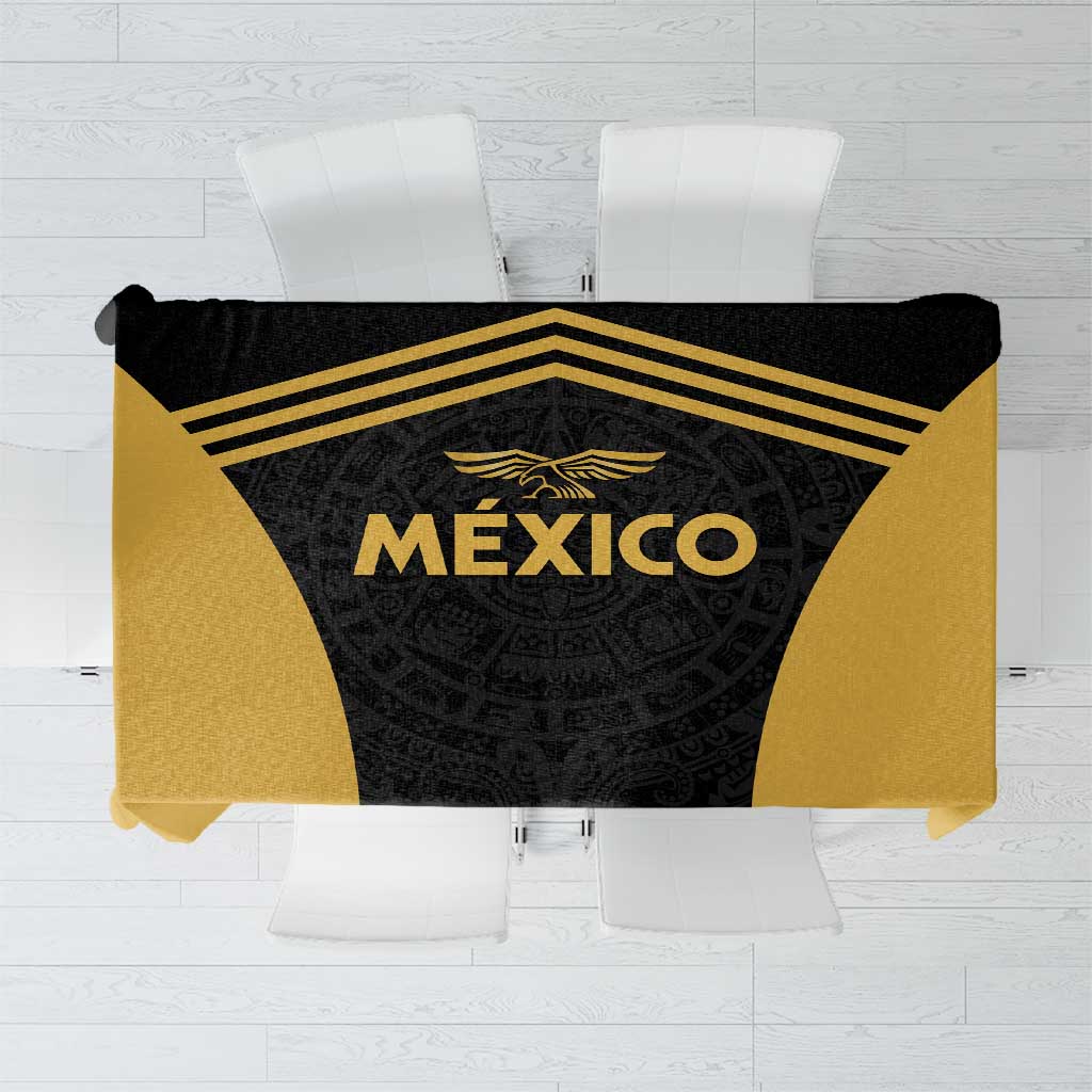 Football 2025 Mexico Tablecloth Special Gold Edition