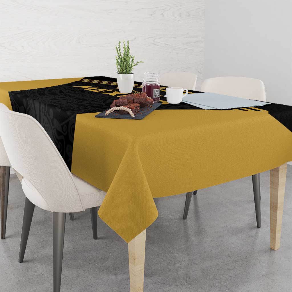 Football 2025 Mexico Tablecloth Special Gold Edition