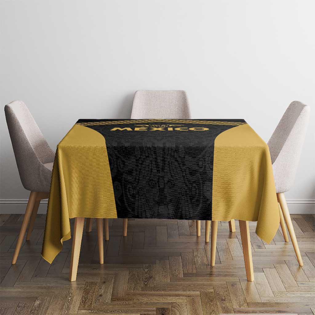 Football 2025 Mexico Tablecloth Special Gold Edition