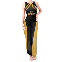 Custom Football 2025 Mexico Tank Maxi Dress Special Gold Edition