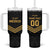Custom Football 2025 Mexico Tumbler With Handle Special Gold Edition