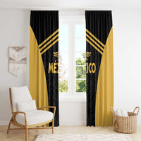 Football 2025 Mexico Window Curtain Special Gold Edition