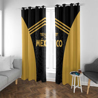 Football 2025 Mexico Window Curtain Special Gold Edition