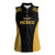 Custom Football 2025 Mexico Women Sleeveless Polo Shirt Special Gold Edition
