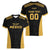 Custom Football 2025 Mexico Women V-Neck T-Shirt Special Gold Edition