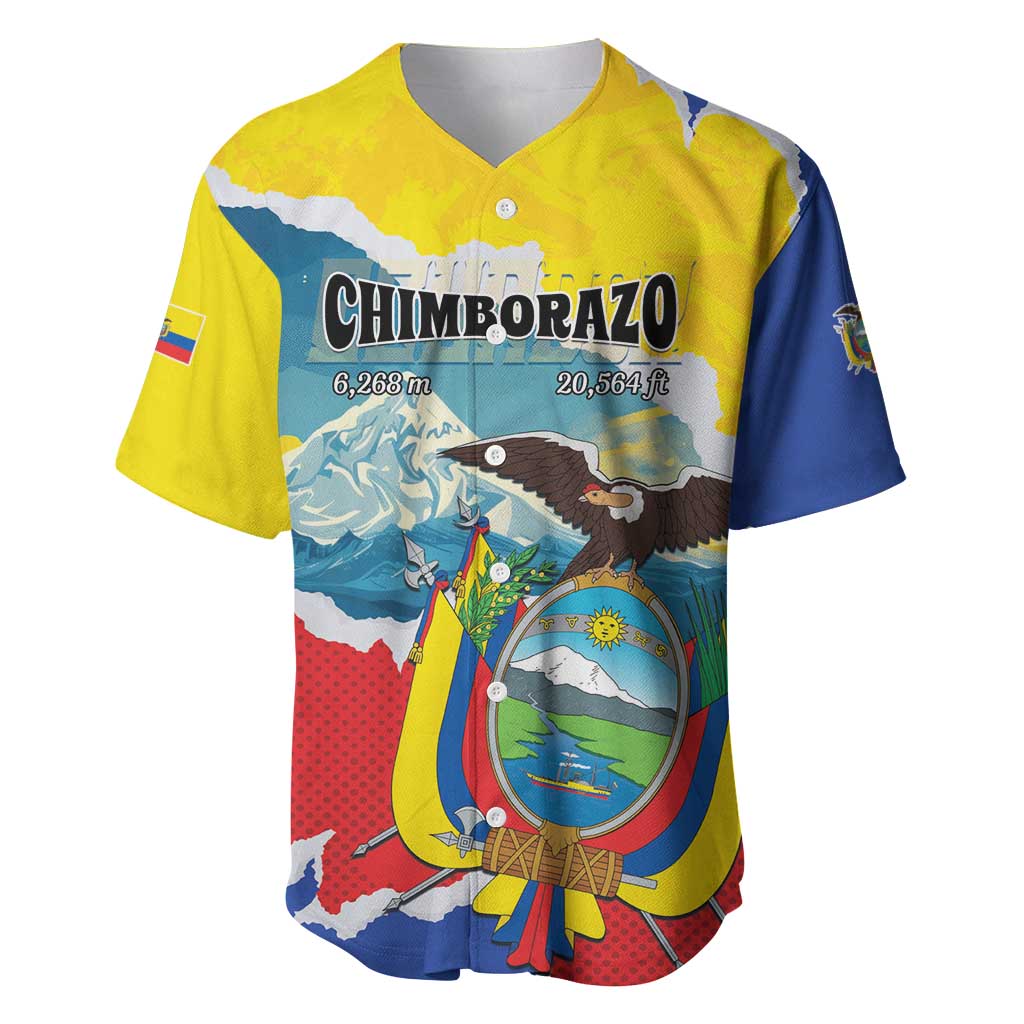 Personalized Ecuador Chimborazo Mountain Baseball Jersey La Sultana de Los Andes
