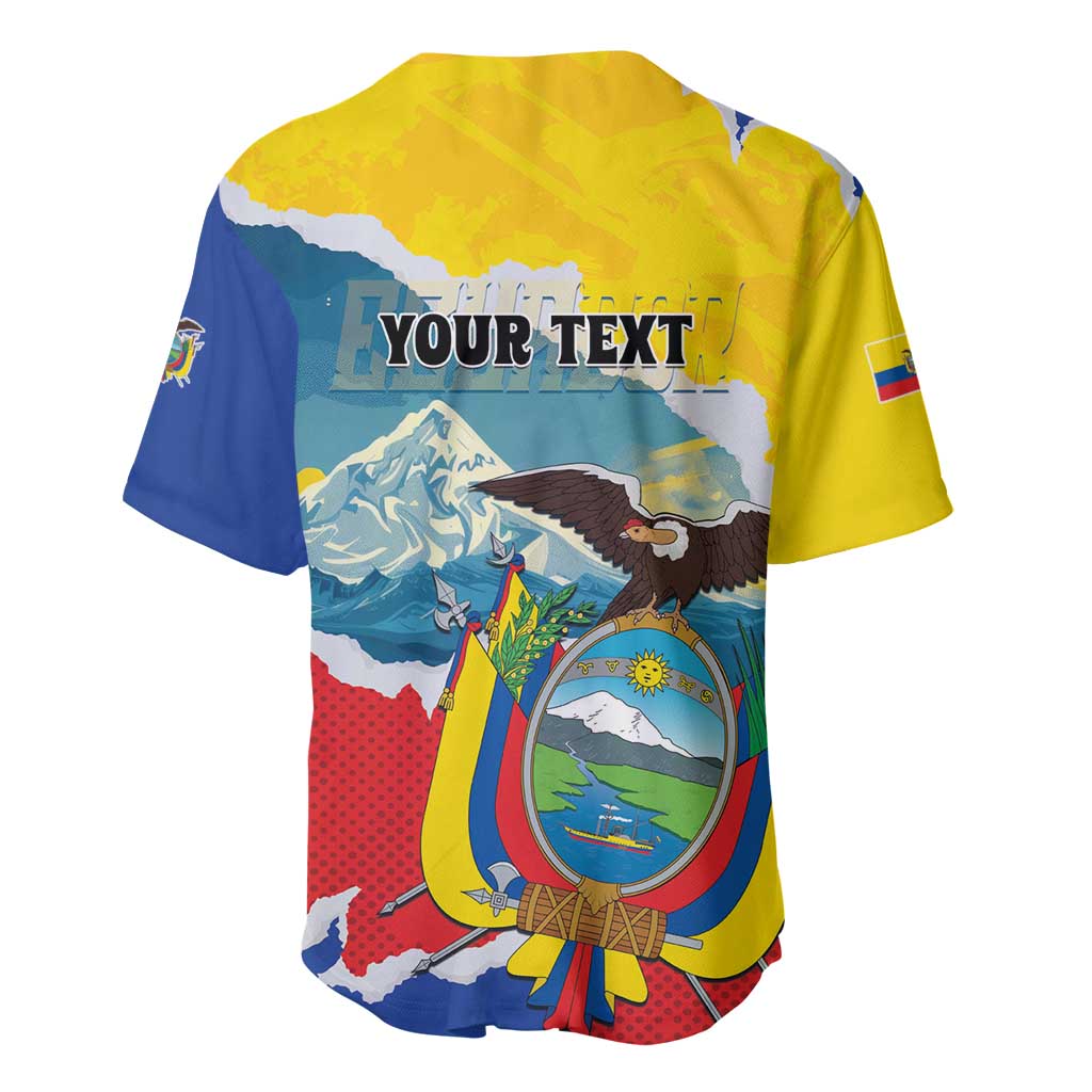 Personalized Ecuador Chimborazo Mountain Baseball Jersey La Sultana de Los Andes
