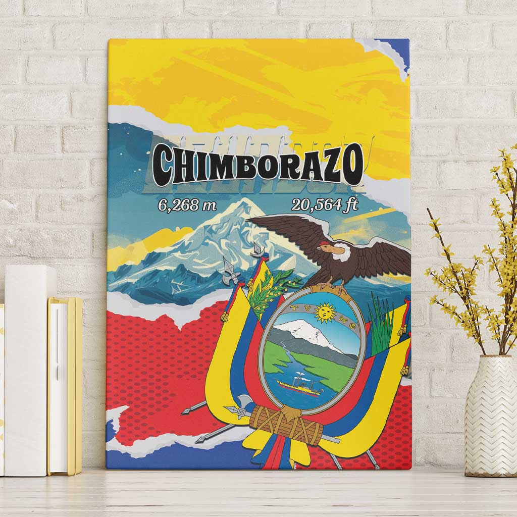 Ecuador Chimborazo Mountain Canvas Wall Art La Sultana de Los Andes