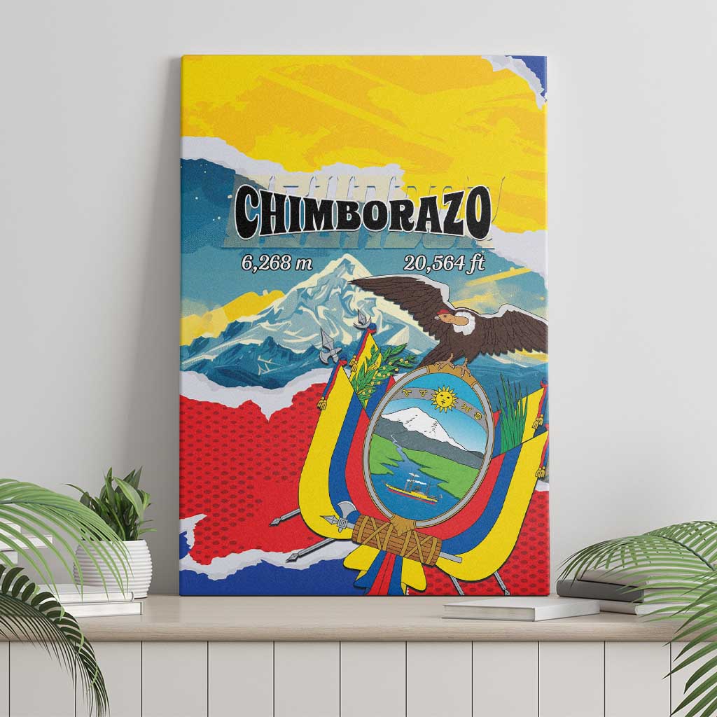Ecuador Chimborazo Mountain Canvas Wall Art La Sultana de Los Andes
