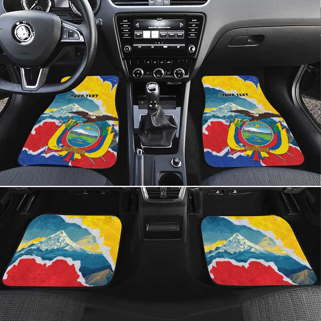 Ecuador Chimborazo Mountain Car Mats La Sultana de Los Andes