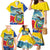 Personalized Ecuador Chimborazo Mountain Family Matching Mermaid Dress and Hawaiian Shirt La Sultana de Los Andes
