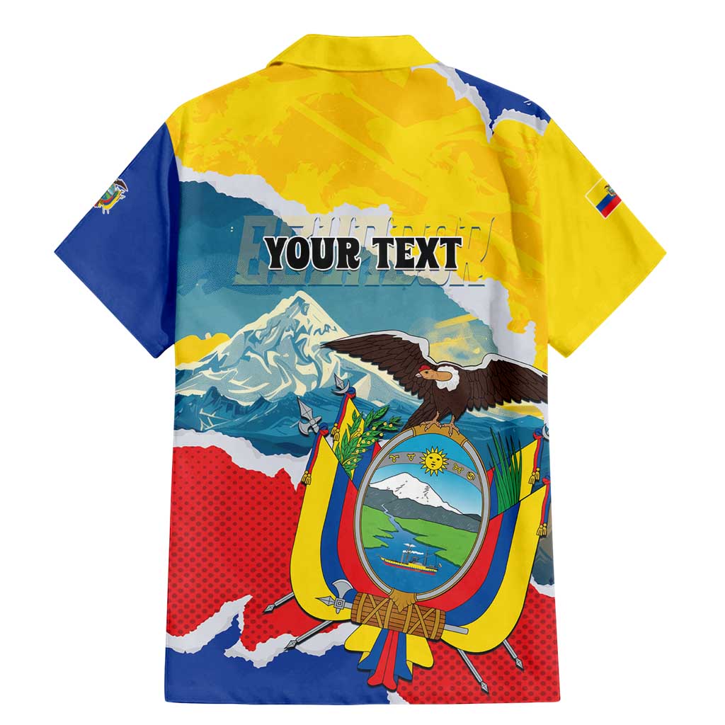 Personalized Ecuador Chimborazo Mountain Family Matching Mermaid Dress and Hawaiian Shirt La Sultana de Los Andes