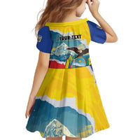 Personalized Ecuador Chimborazo Mountain Family Matching Off Shoulder Maxi Dress and Hawaiian Shirt La Sultana de Los Andes