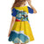 Personalized Ecuador Chimborazo Mountain Family Matching Off Shoulder Maxi Dress and Hawaiian Shirt La Sultana de Los Andes