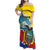 Personalized Ecuador Chimborazo Mountain Family Matching Off Shoulder Maxi Dress and Hawaiian Shirt La Sultana de Los Andes