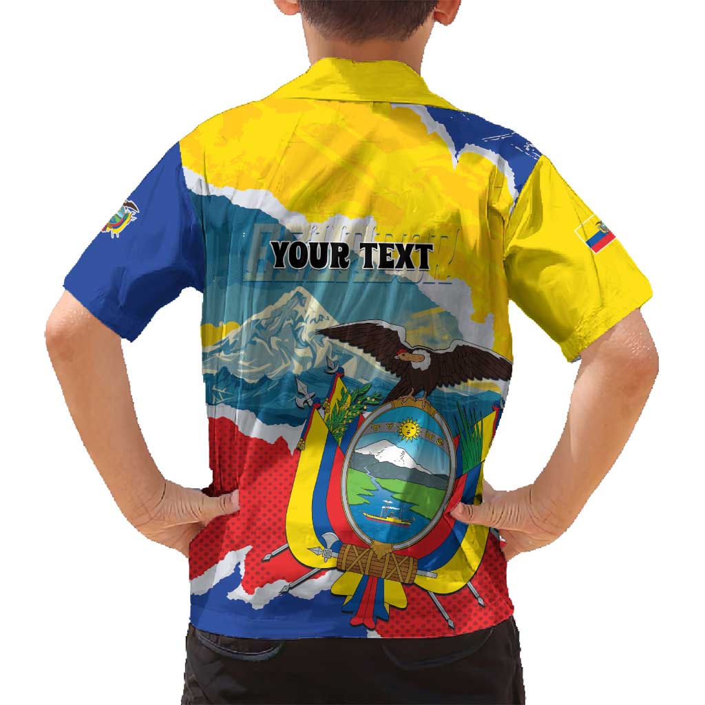 Personalized Ecuador Chimborazo Mountain Family Matching Puletasi and Hawaiian Shirt La Sultana de Los Andes