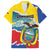 Personalized Ecuador Chimborazo Mountain Family Matching Short Sleeve Bodycon Dress and Hawaiian Shirt La Sultana de Los Andes
