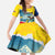 Personalized Ecuador Chimborazo Mountain Family Matching Summer Maxi Dress and Hawaiian Shirt La Sultana de Los Andes