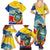 Personalized Ecuador Chimborazo Mountain Family Matching Summer Maxi Dress and Hawaiian Shirt La Sultana de Los Andes