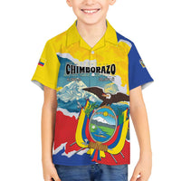 Personalized Ecuador Chimborazo Mountain Family Matching Summer Maxi Dress and Hawaiian Shirt La Sultana de Los Andes